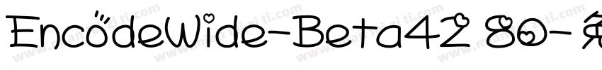 EncodeWide-Beta42 80字体转换